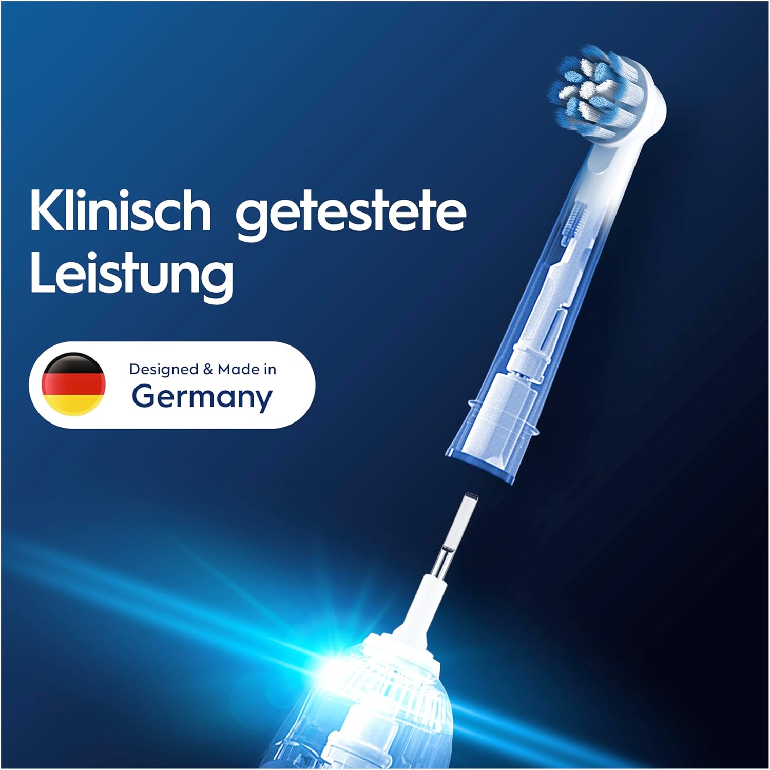 Detalle de Oral-B Pro Sensitive Clean Aufsteckbürsten (Original) – Zahnbürstenaufsatz für Oral-B Pro, 12 Stück