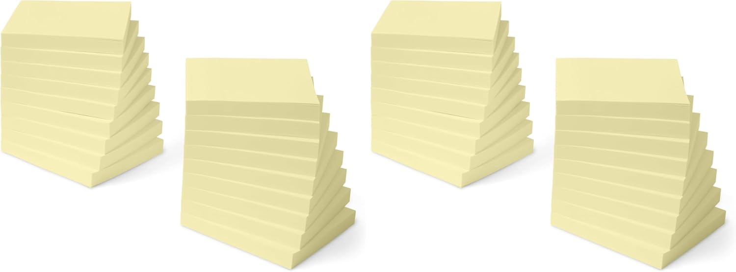 Thumbnail 6 de Amazon Basics Quadratisch Haftnotizen – 7,6 x 7,6 cm, gelb, 18er-Pack