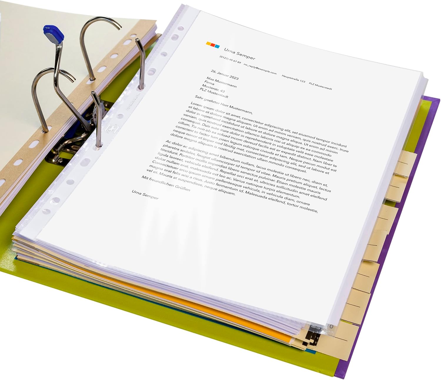 Thumbnail 5 de Prospekthüllen A4 glasklar 100 Stück 📁