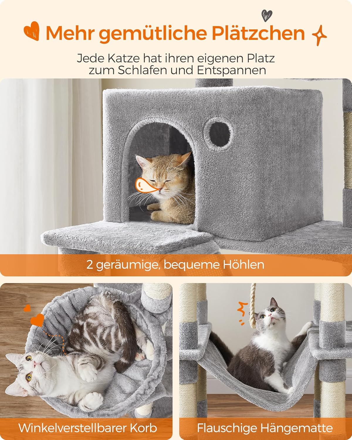 Detalle 2 de Feandrea Kratzbaum PCT190W01 206 cm