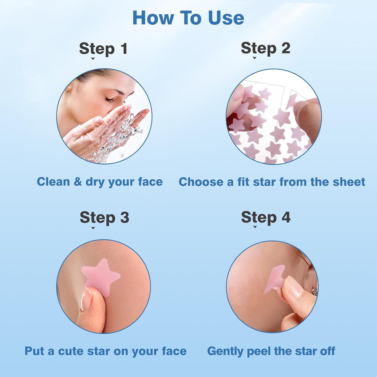 Thumbnail 6 de QUSTERE Pimple Patches 200-count acne stickers