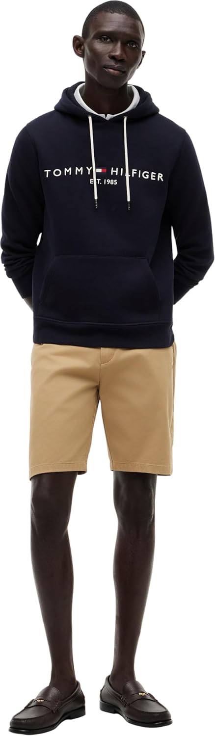 Detalle 2 de Tommy Hilfiger MW0MW11599 Herren Hoodie – klassischer Kapuzenpulli mit Kordel