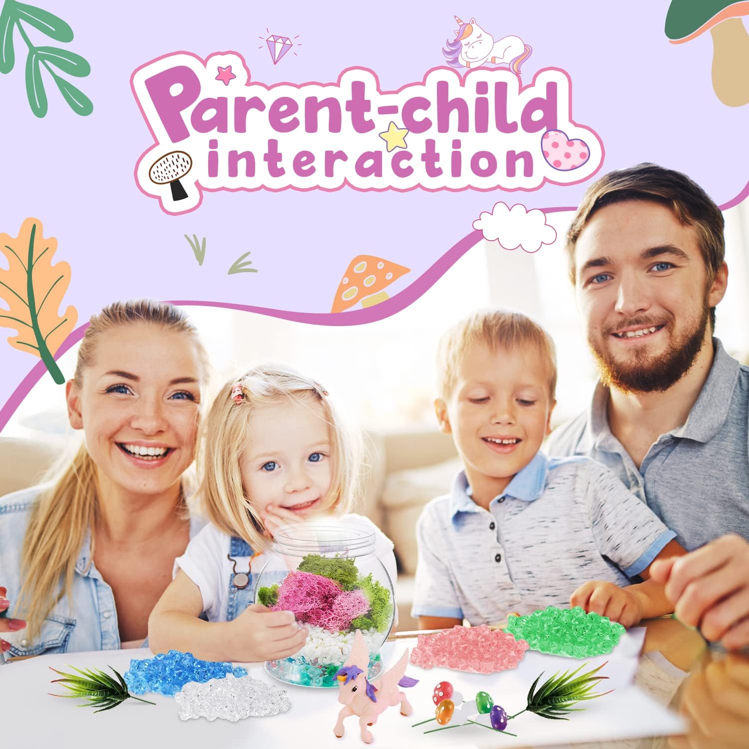 Thumbnail 2 de SLDALES DIY Unicorn Night Light: Terrarium Kit for Imaginative Kids