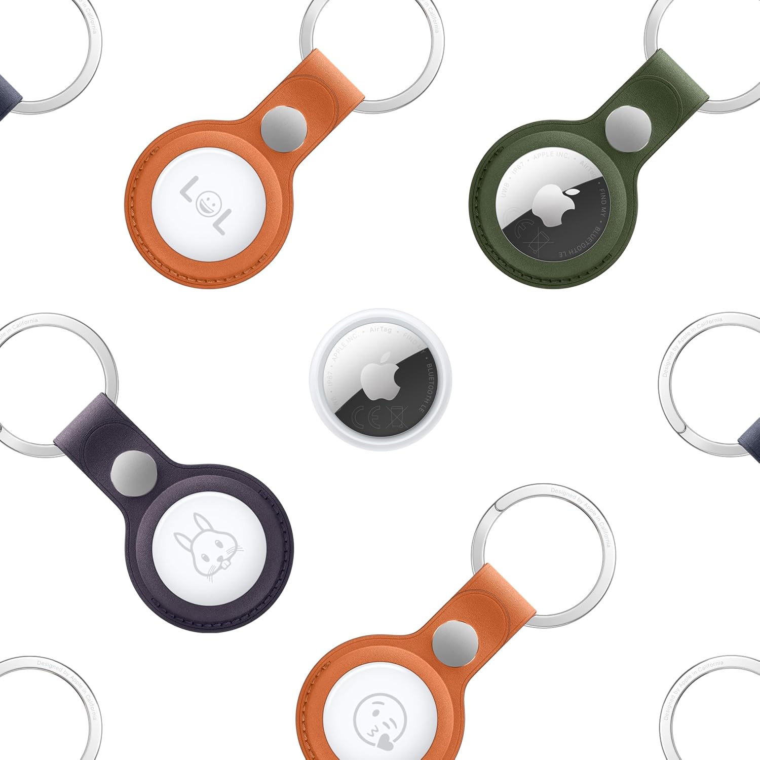 Detalle de Apple AirTag 2ᵉ génération – Lot de 4: traqueurs intelligents pour clés, portefeuille et plus
