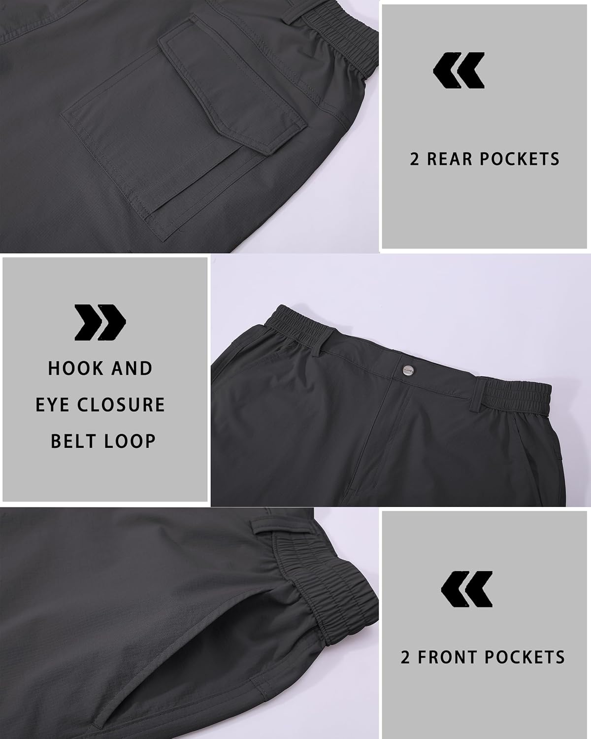 Detalle de keihTrail Men's Cargo Shorts