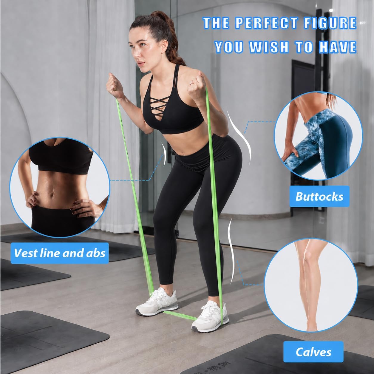 Detalle de Resistance Bands Set, TPE