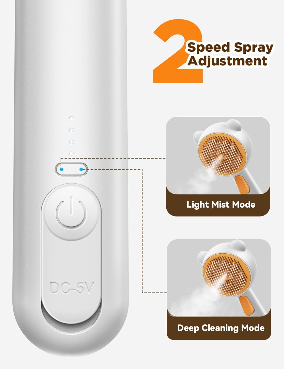Detalle de FEELNEEDY Cat brush for shedding, 150 min