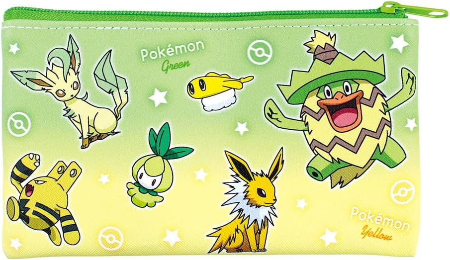 Thumbnail 1 de ティーズファクトリー PM-5544280GY ポケットモンスター フラットマルチポーチ グラデーション グリーン＆イエロー