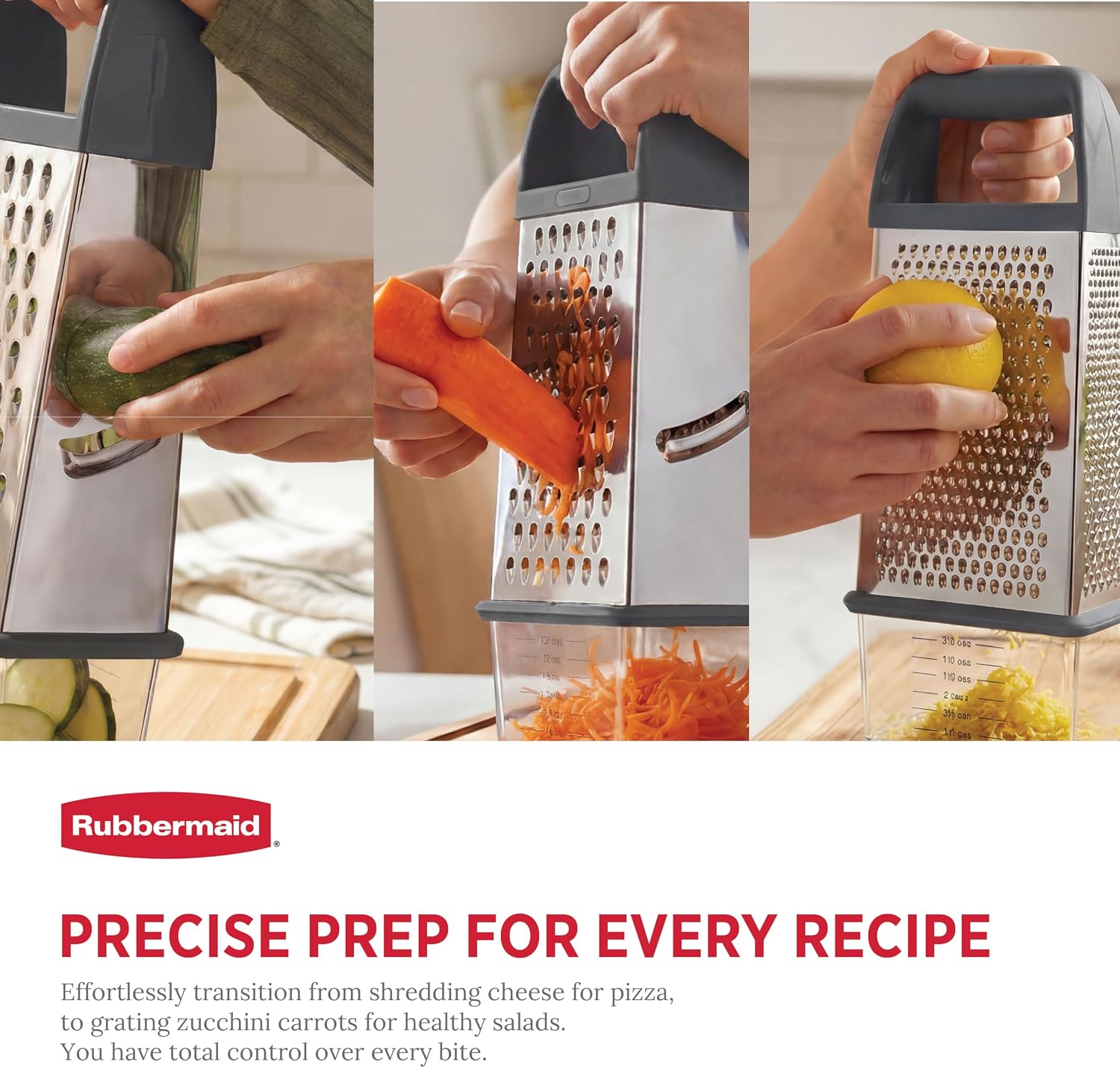 Thumbnail 3 de Rubbermaid Box Grater, Stainless Steel