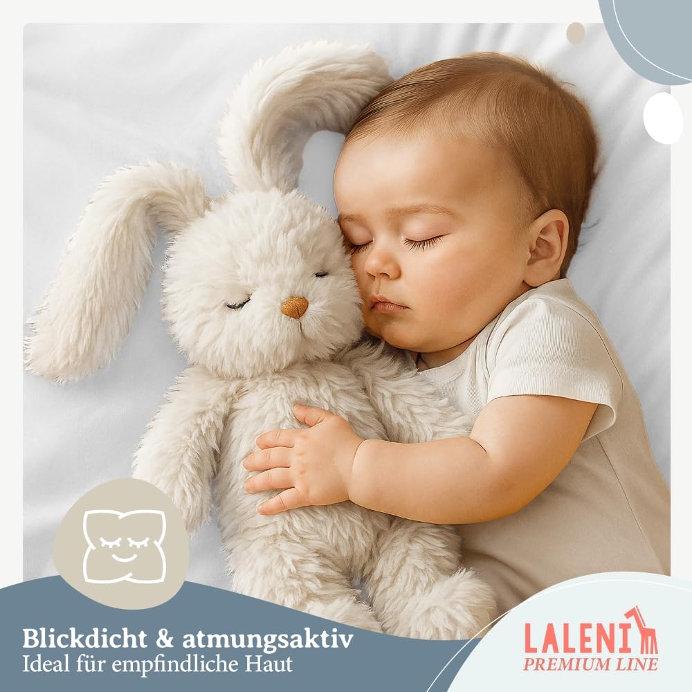 Thumbnail 5 de Laleni Premium Spannbettlaken 50x89 cm (2er-Set) aus 100% Baumwolle, OEKO-TEX-zertifiziert, für Babybett & Kinderbett – Weiß