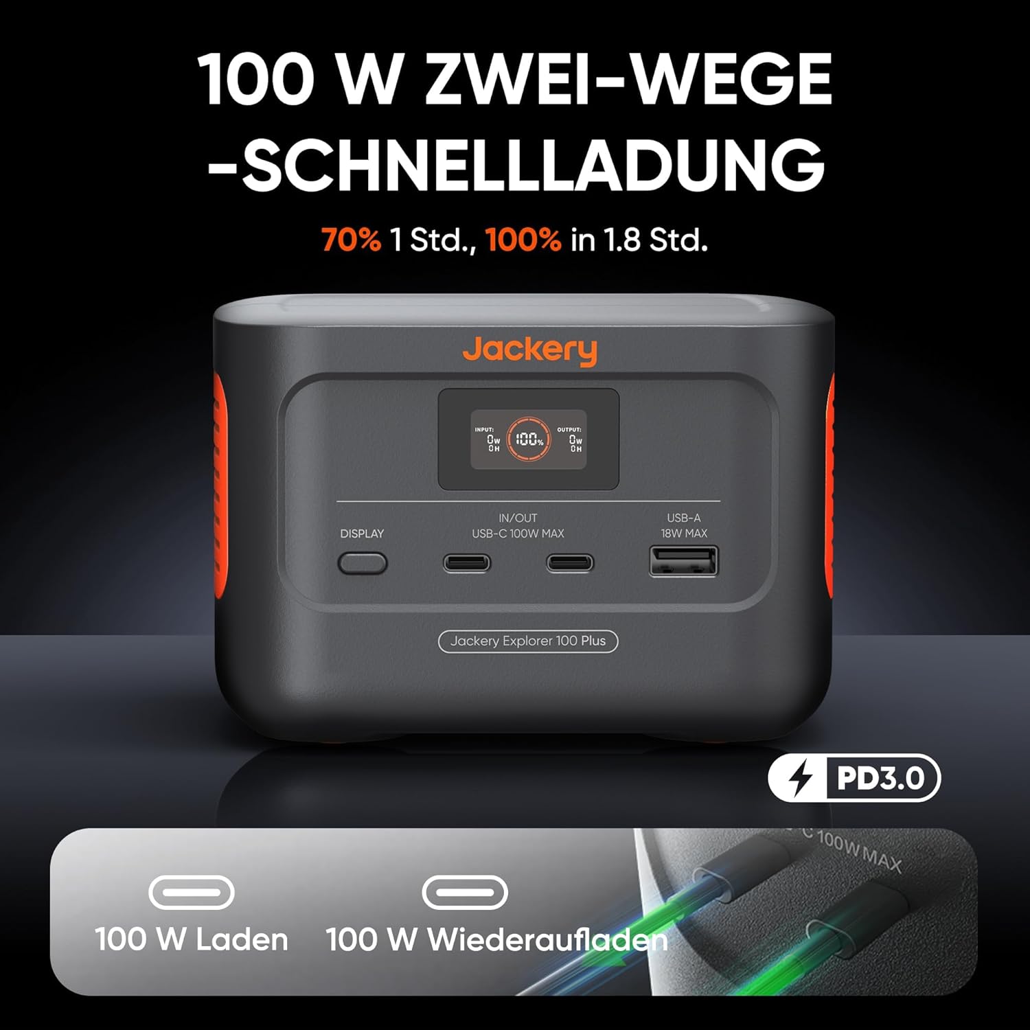 Thumbnail 2 de Jackery Explorer 100 Plus 99Wh Powerstation