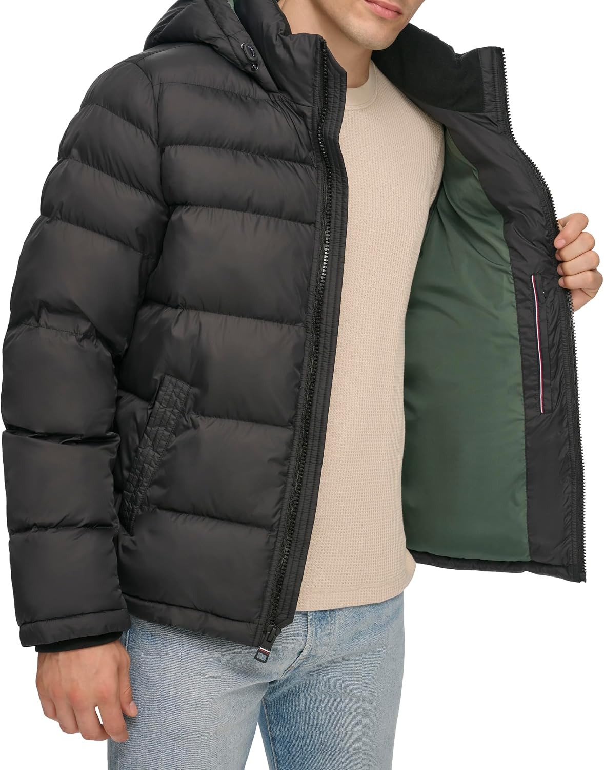 Thumbnail 3 de Tommy Hilfiger Down Alternative Hooded Puffer Jacket