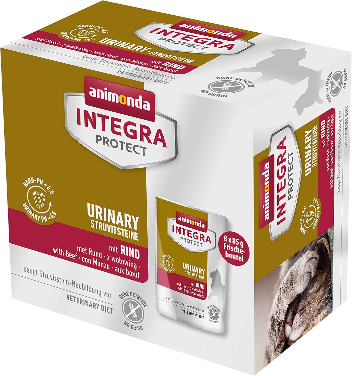 Detalle 2 de animonda INTEGRA PROTECT Diabetes Nassfutter für Katzen mit Pute – Diätfutter vom Tierarzt empfohlen
