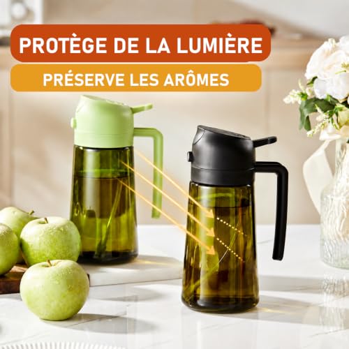 Thumbnail 6 de CXINYI vaporisateur d’huile 470 ml avec bec verseur 2-en-1 et tapis silicone