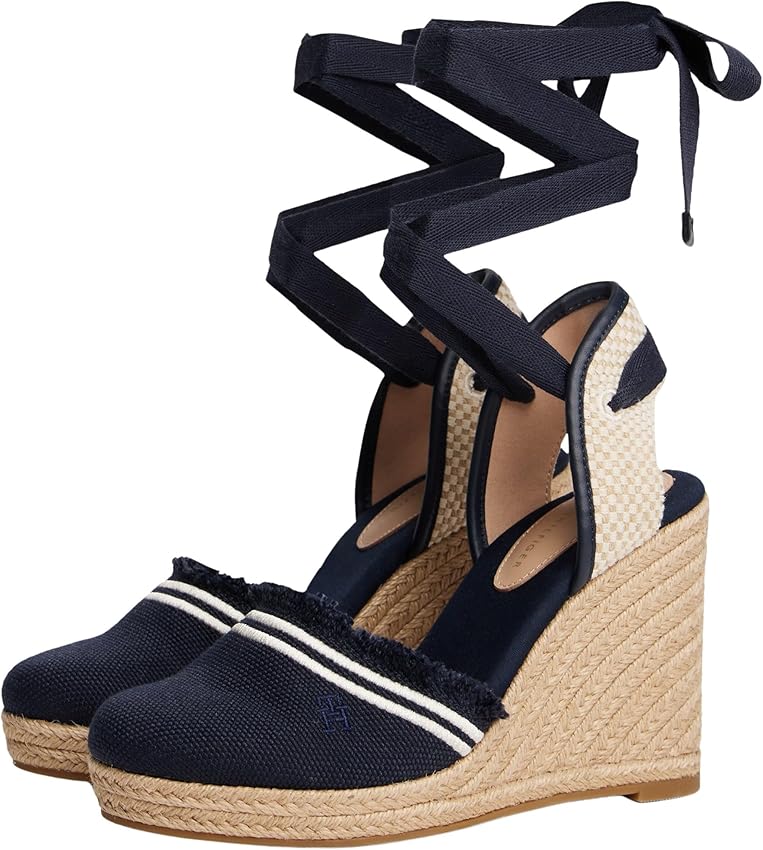 Thumbnail 2 de Tommy Hilfiger Alpargatas Fringe Canvas tacón 38