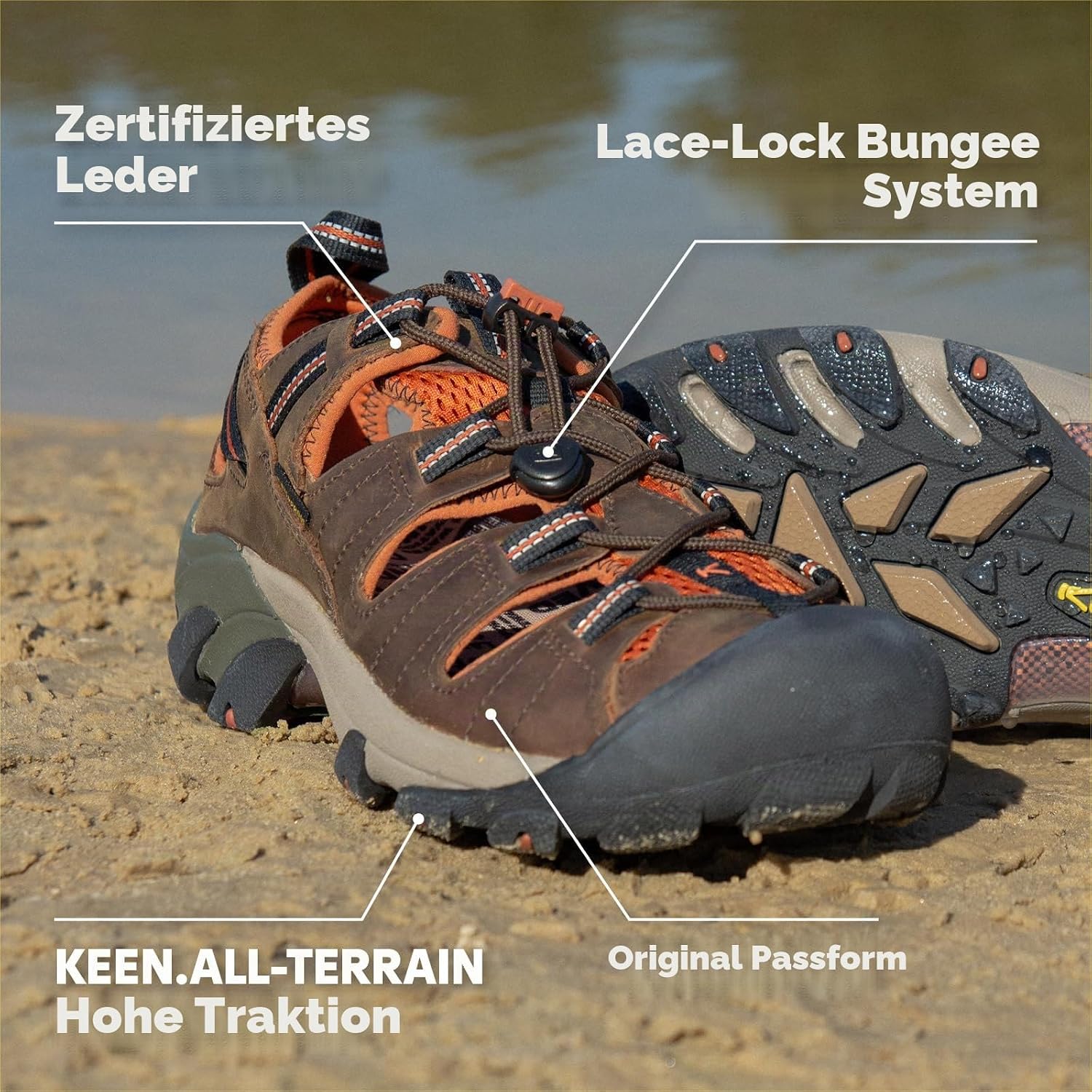 Thumbnail 1 de KEEN Herren Arroyo II Sandale SchwarzOlive/Bombay Braun – Allround-Outdoorschuh