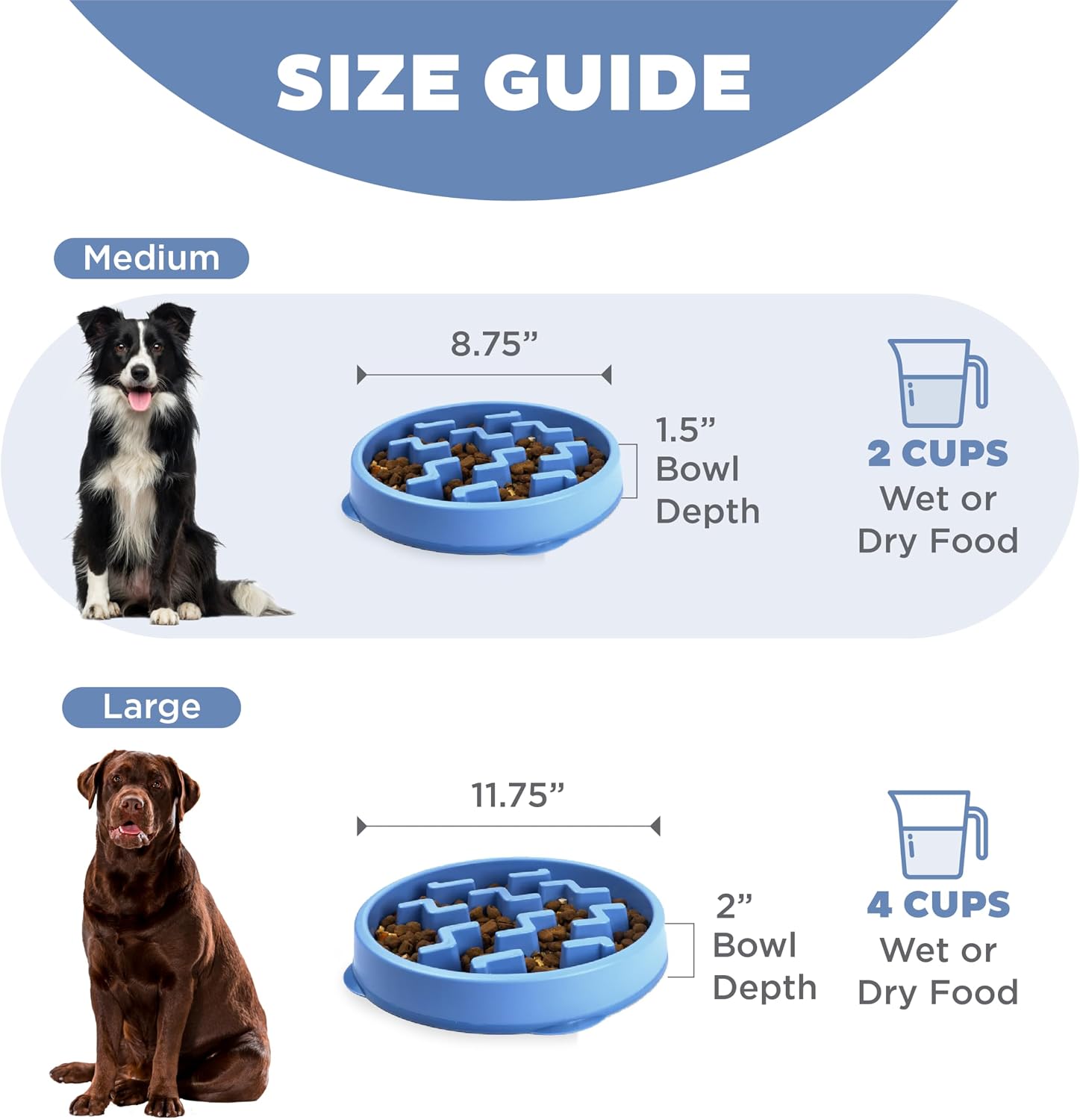 Thumbnail 4 de Outward Hound Slow Feeder Bowl Medium
