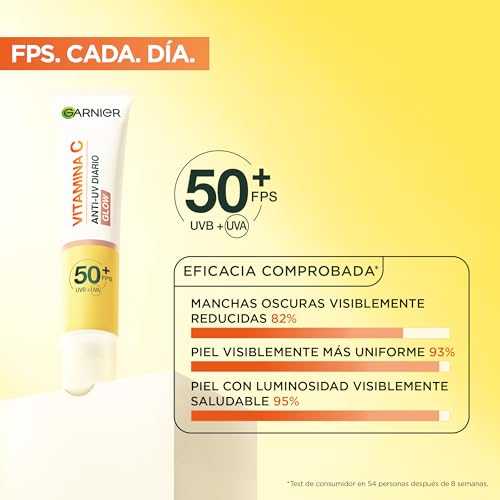 Detalle de Garnier Vitamina C Fluido Antimanchas Anti-UV Diario FPS50+