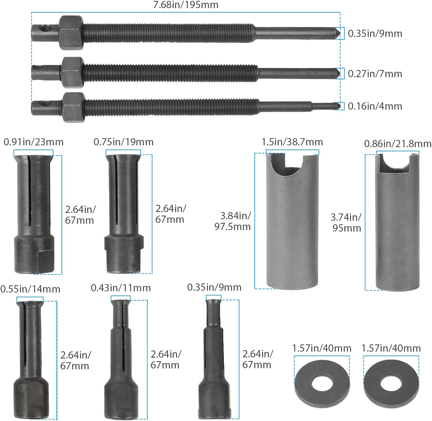 Detalle 2 de PLAYOCCAR Kit extracteur roulement 23 mm