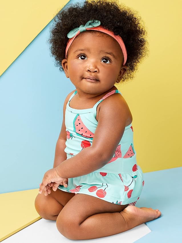 Detalle 2 de Simple Joys by Carter's 3-Piece Assorted Rashguard Sets 3 años protector de sarpullidos