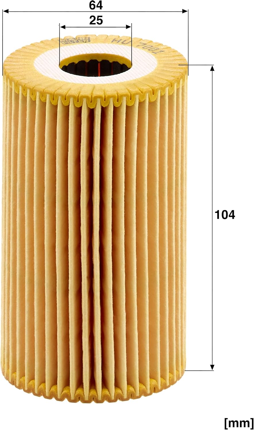 Detalle de MANN-FILTER HU 7001 x Ölfilter 104 mm