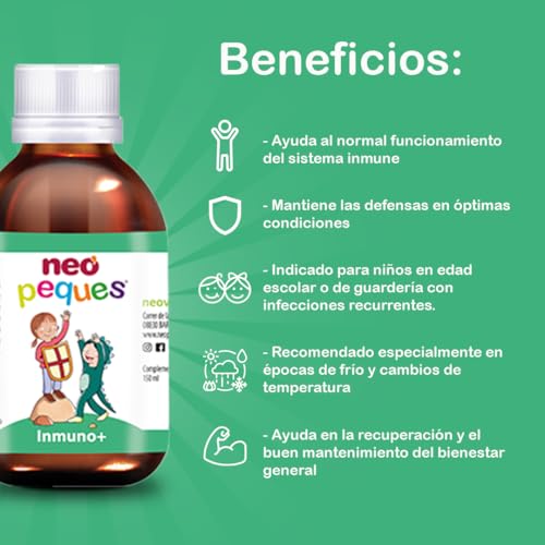 Thumbnail 2 de NEO PEQUES Inmuno+ jarabe 150 ml 🍶