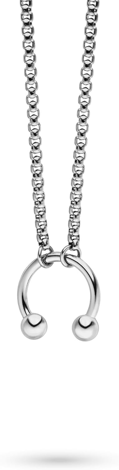 Detalle de LIEBESKIND BERLIN Damen Schmuck – Urban Collection Halskette (45 cm) Edelstahl