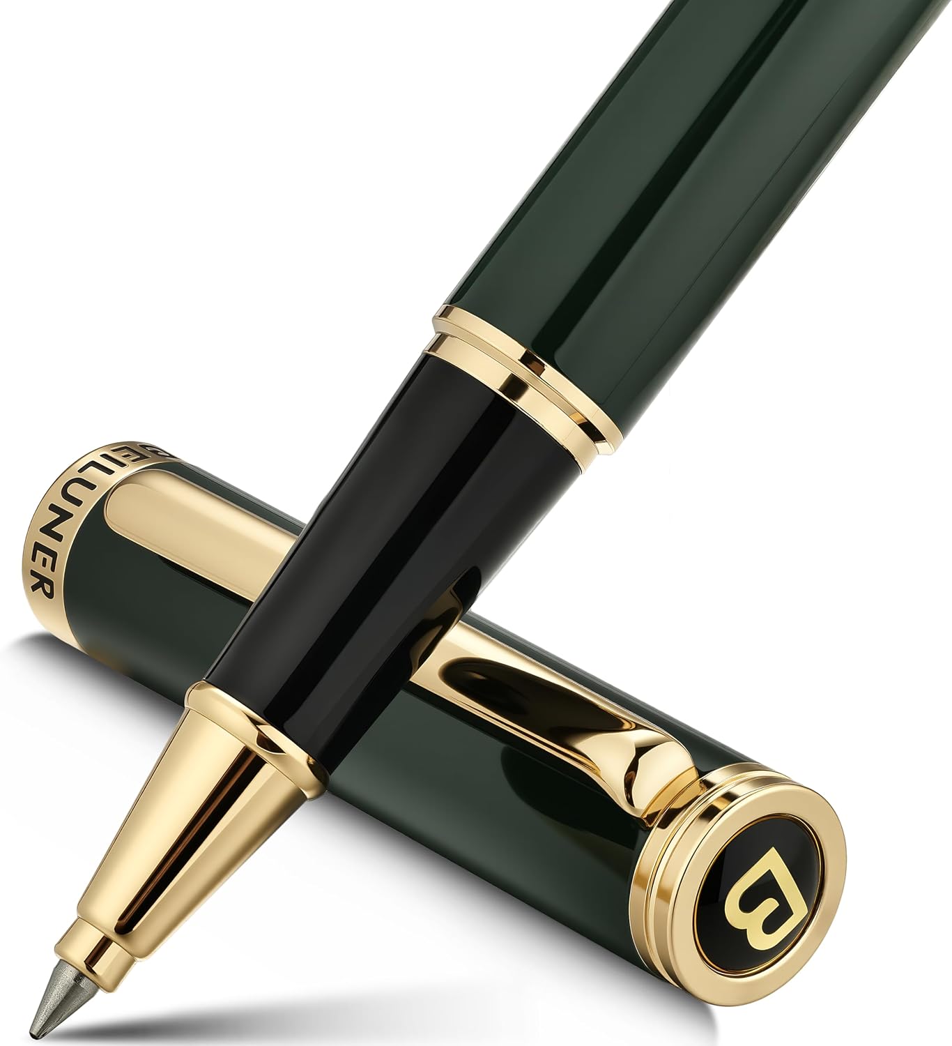 Detalle de BEILUNER Penna Rollerball Lusso 24K 🖋