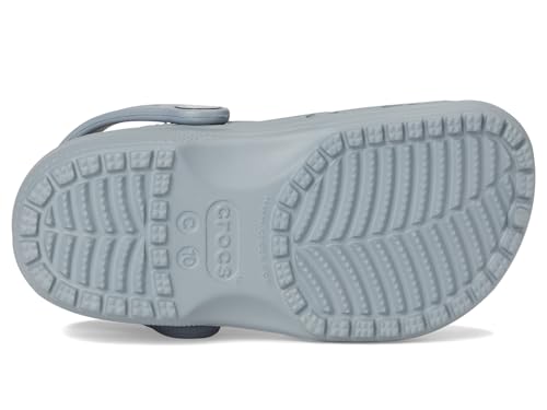 Detalle de Crocs Classic Clog T para niños: zuecos Unisex en gris 19/20 EU