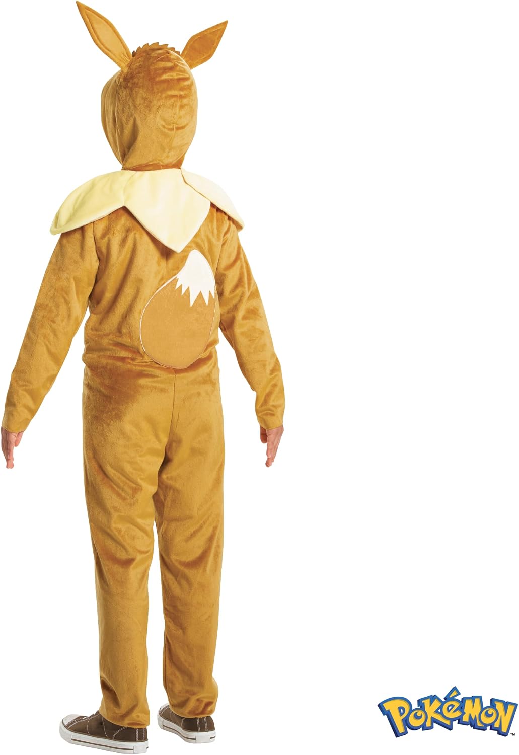 Detalle de Disguise Pokémon Eevee-kostuum voor kinderen met capuchon en 3D-oren