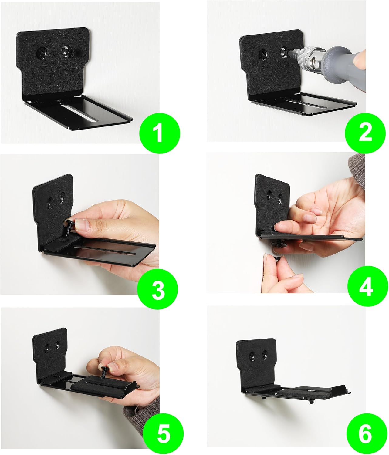 Thumbnail 4 de Alyphyly Adjustable Soundbar Mount – Universal wall brackets with adjustable length and lockable fit