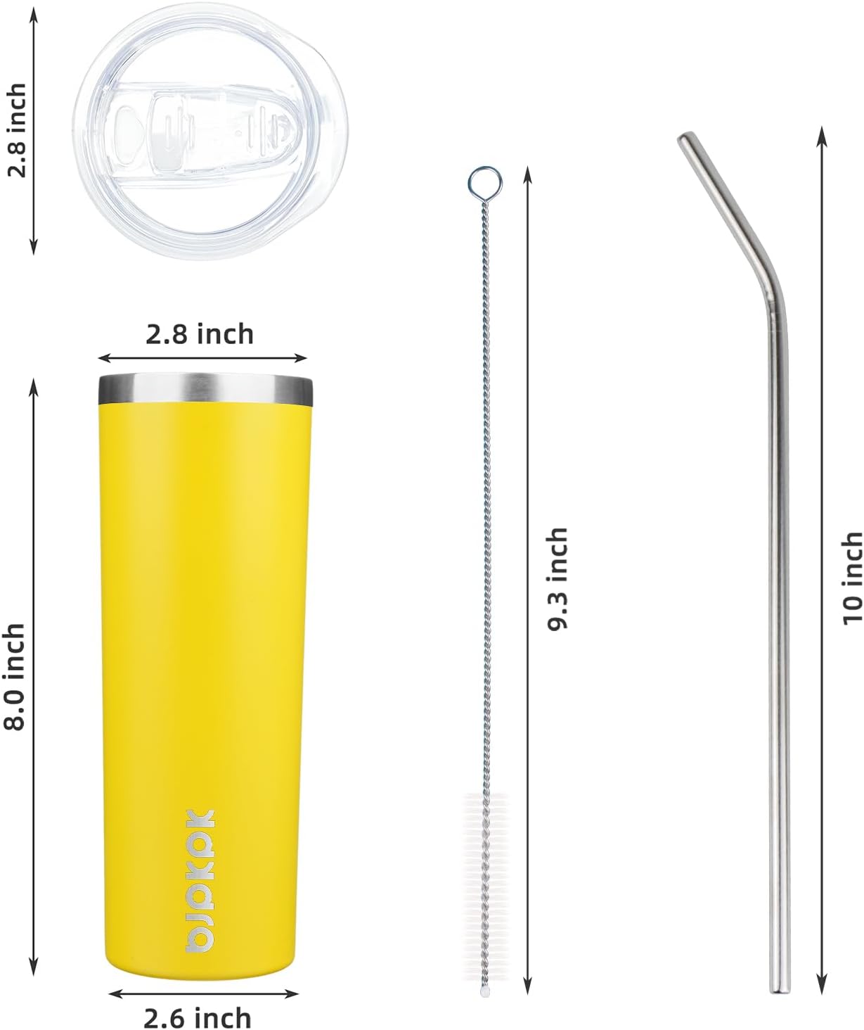 Detalle de BJPKPK Stainless Steel Tumbler 20 oz