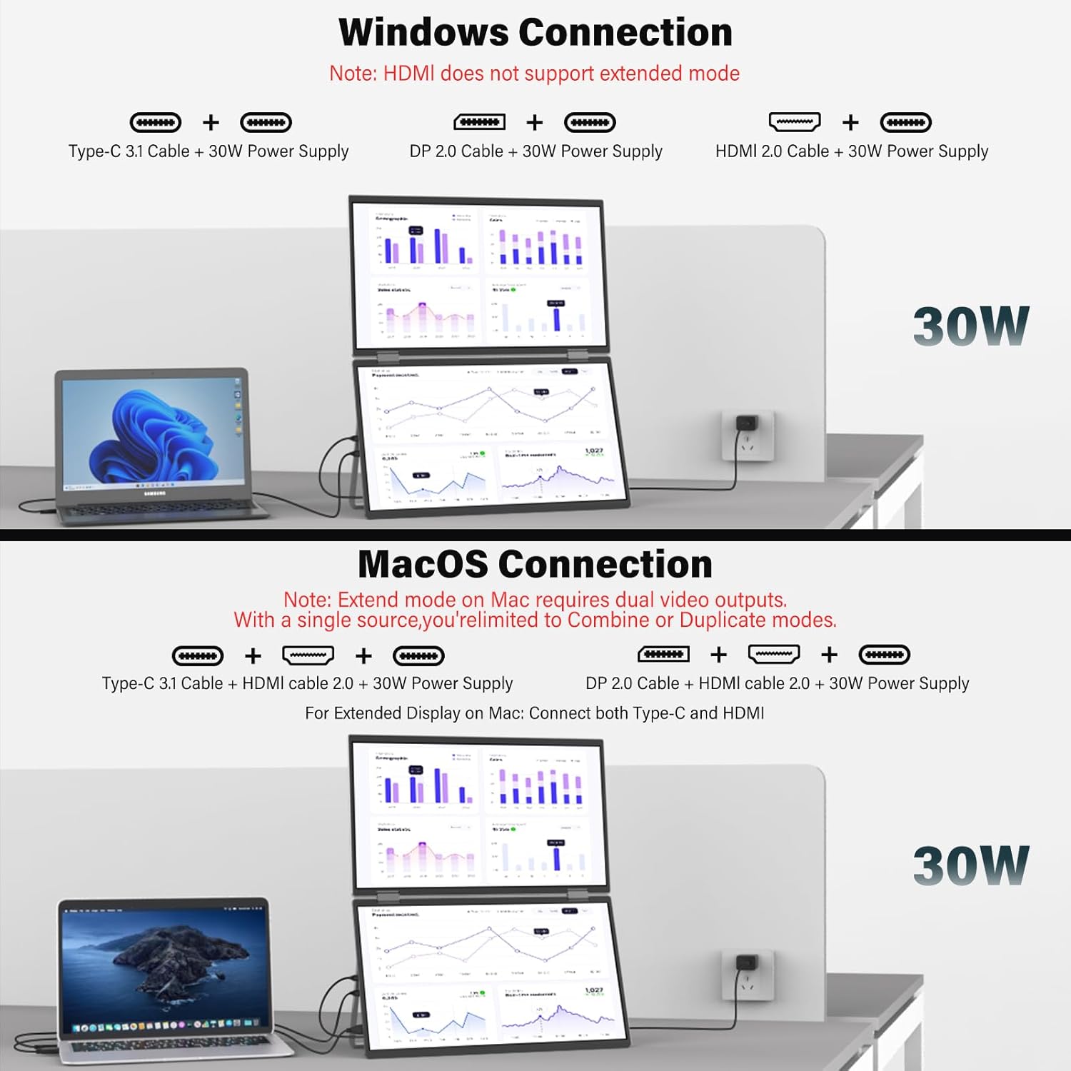 Detalle 2 de InnoView 15.6" 4K Portable Monitor 3840x2160
