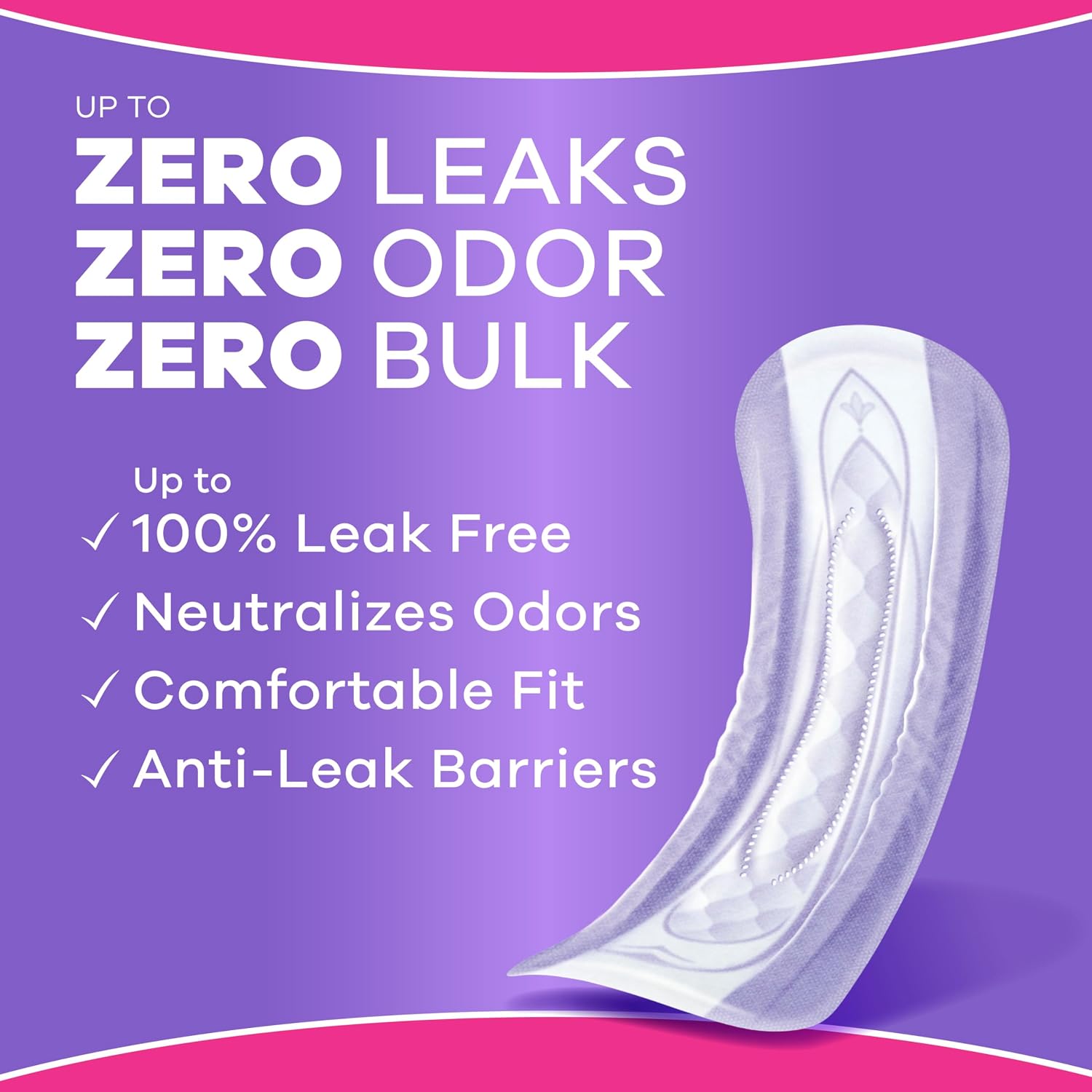Detalle de Always Discreet Moderate Absorbency Long Pads 162 count 🩲