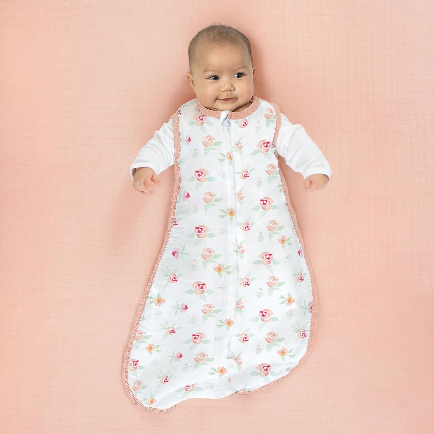 Detalle de SwaddleDesigns Fitted Crib Sheet, Cotton Muslin