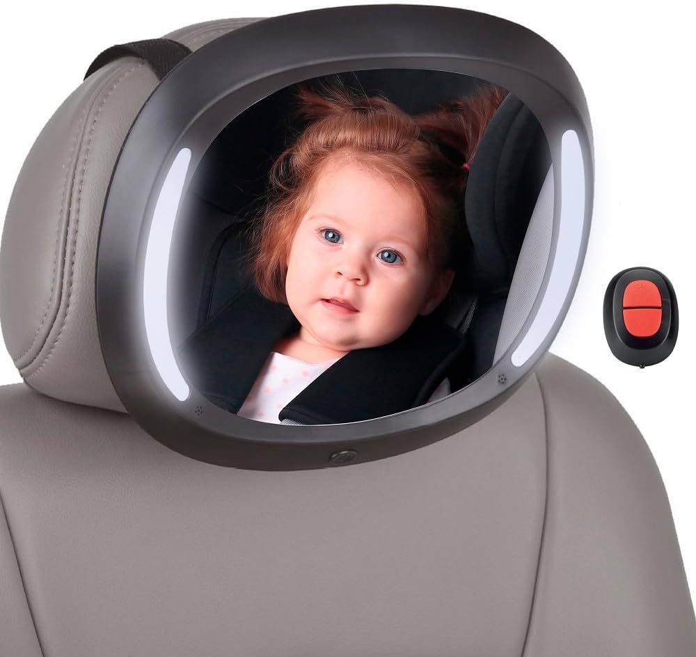 Detalle de Siège arrière miroir sécurité bébé LED