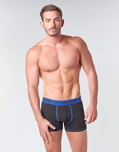 Thumbnail 1 de Boxer Homme Coton FREEGUN – Lot de 6 Noir, Taille L