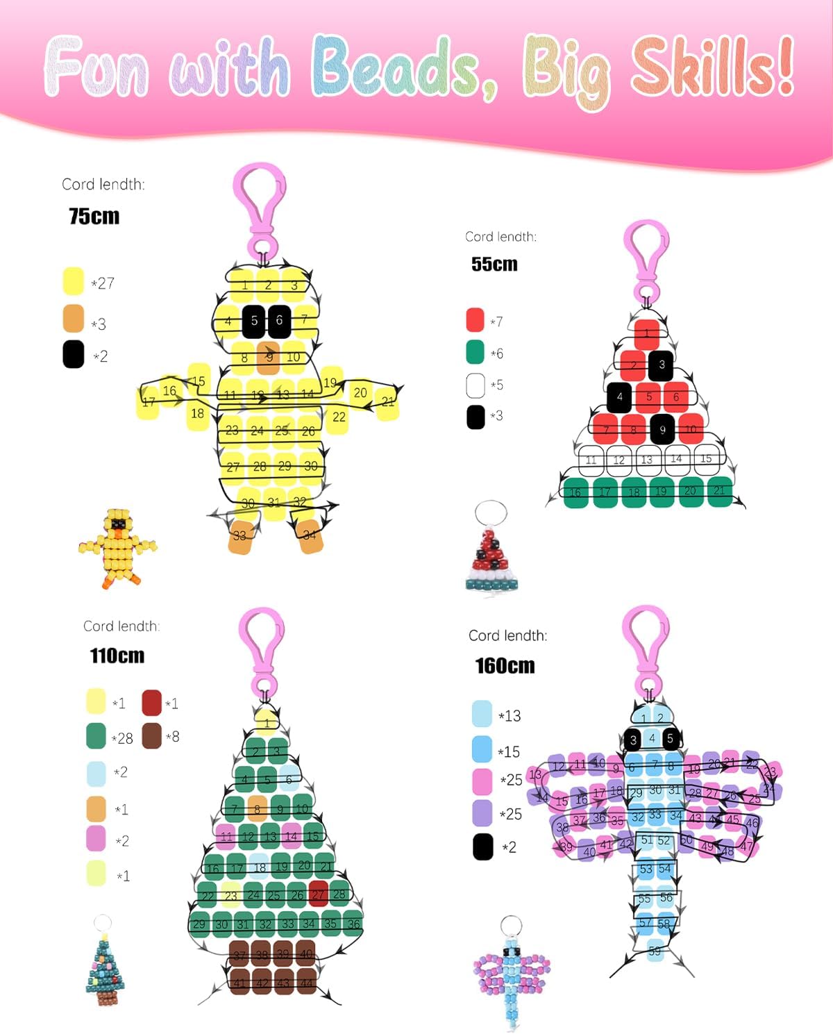 Thumbnail 2 de BestNow Bracelet Making Kit 4000pcs beads 🎨