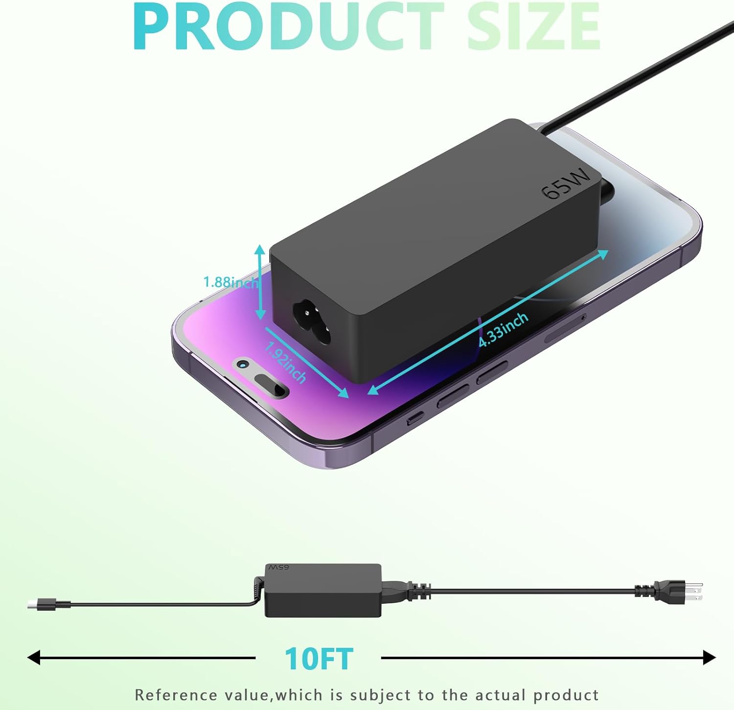 Detalle de USB-C Laptop Charger 65W