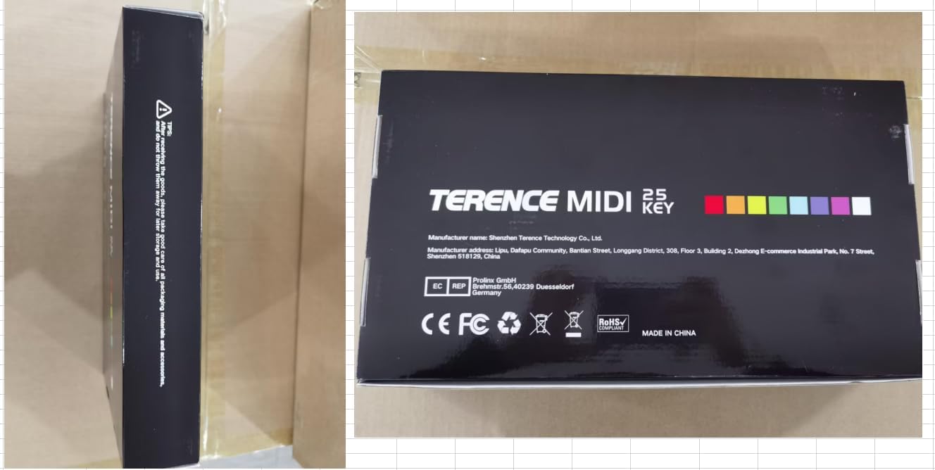 Detalle 2 de TERENCE E Piano 88 Tasten – Tragbares Semi-Weighted Keyboard Piano mit Aufnahmefunktionen, Bluetooth MIDI und USB-Konnektivität