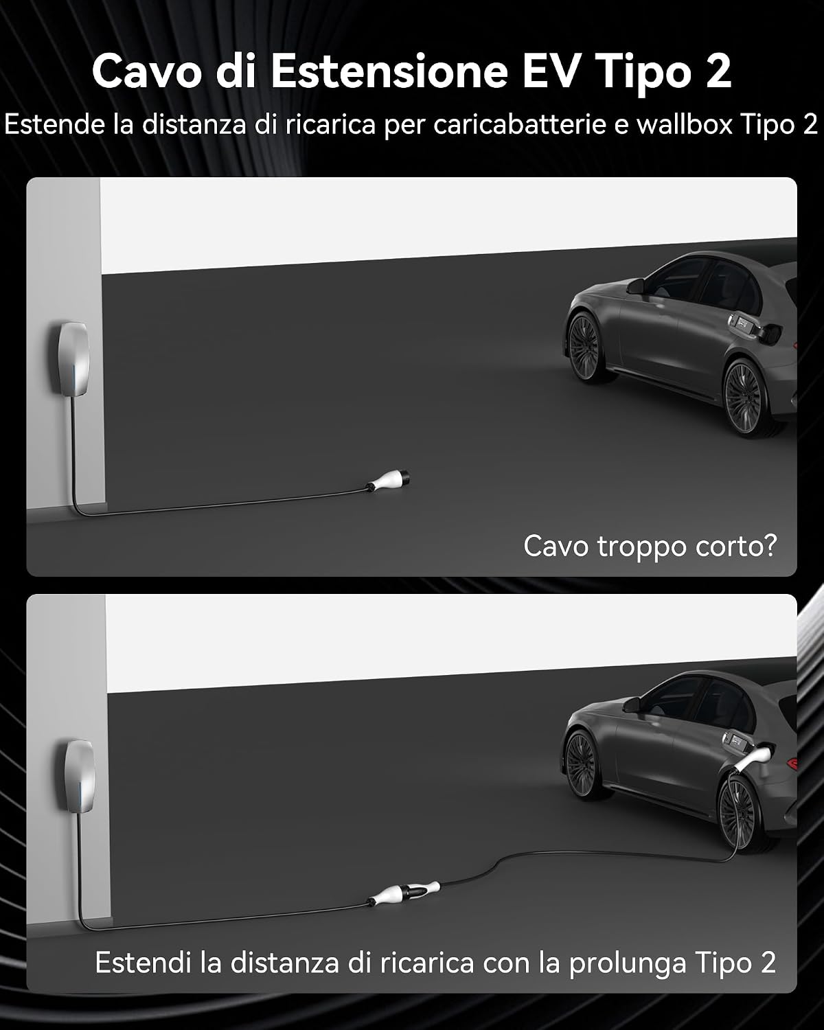 Detalle 2 de RamTouch Cavo Prolunga Tipo 2 5 m