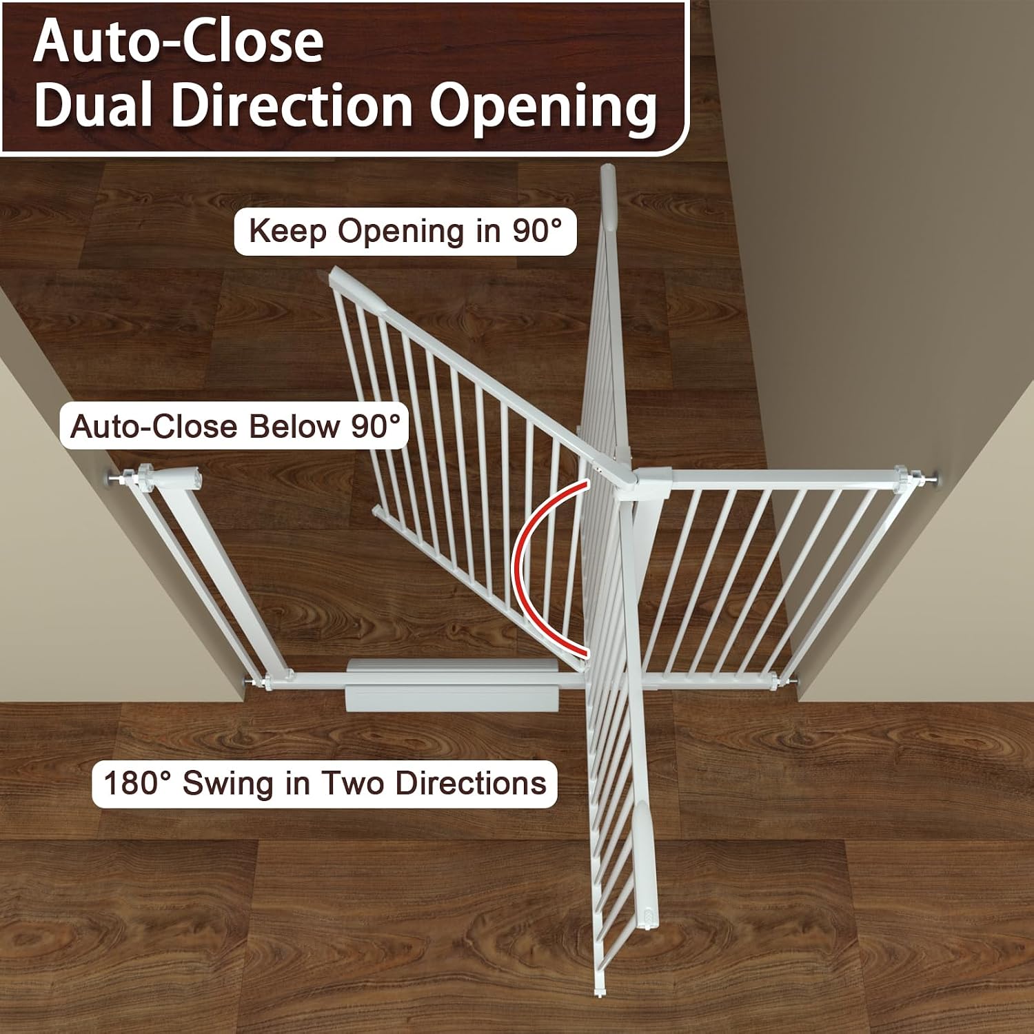 Detalle 1 de DEARBB Baby Gate, 30.11–77.36-Inch Width