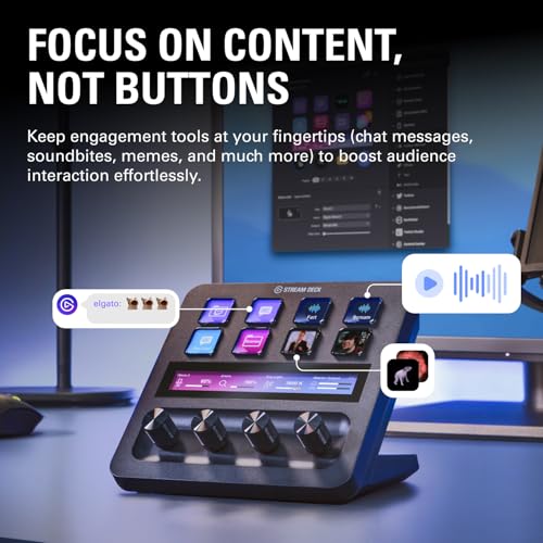 Detalle 2 de Elgato Stream Deck +, Audio Mixer and Studio Controller