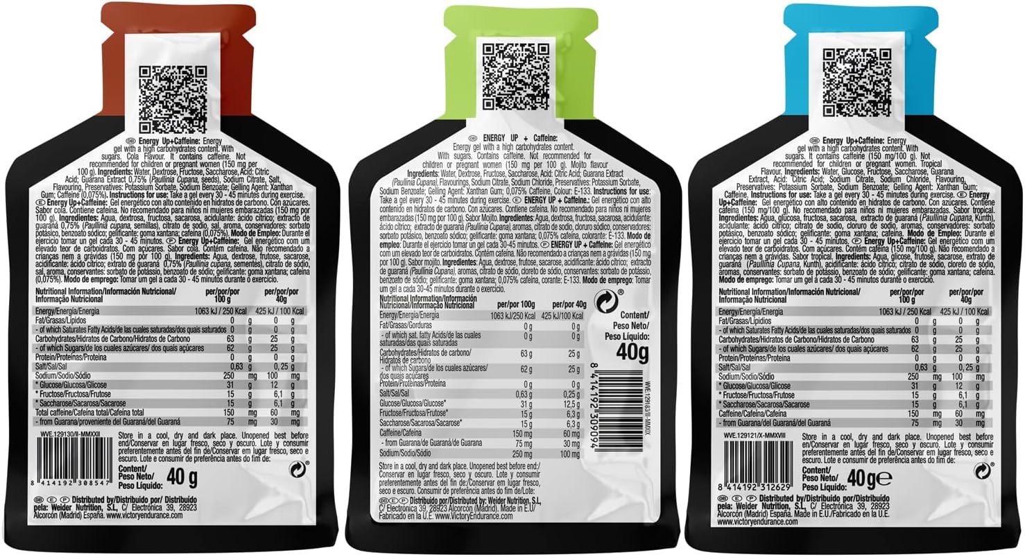 Thumbnail 7 de Victory Endurance Energy Up Gel 🍹 - Mix 3 Sabores