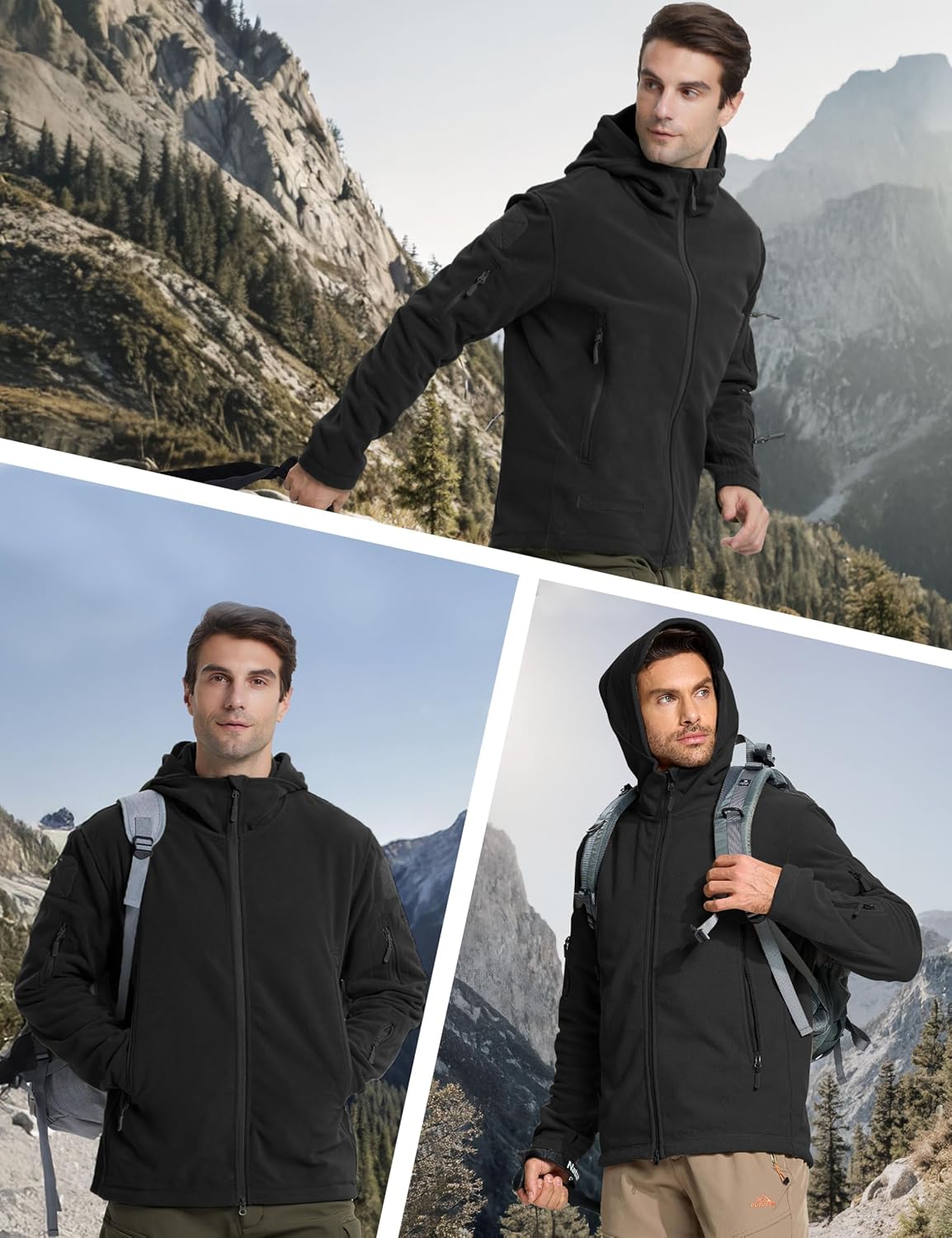Thumbnail 4 de CRYSULLY Tactical Fleece Jacket 7 pockets