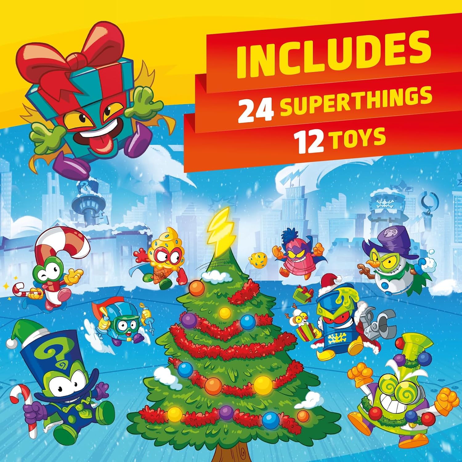 Detalle 2 de SUPERTHINGS RIVALS OF KABOOM 8431618046272 adventskalender met speelfiguren