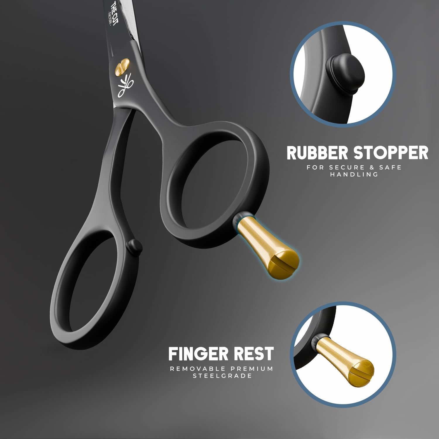 Detalle de The Cut Factory 6.5” Hair Scissors ⚙