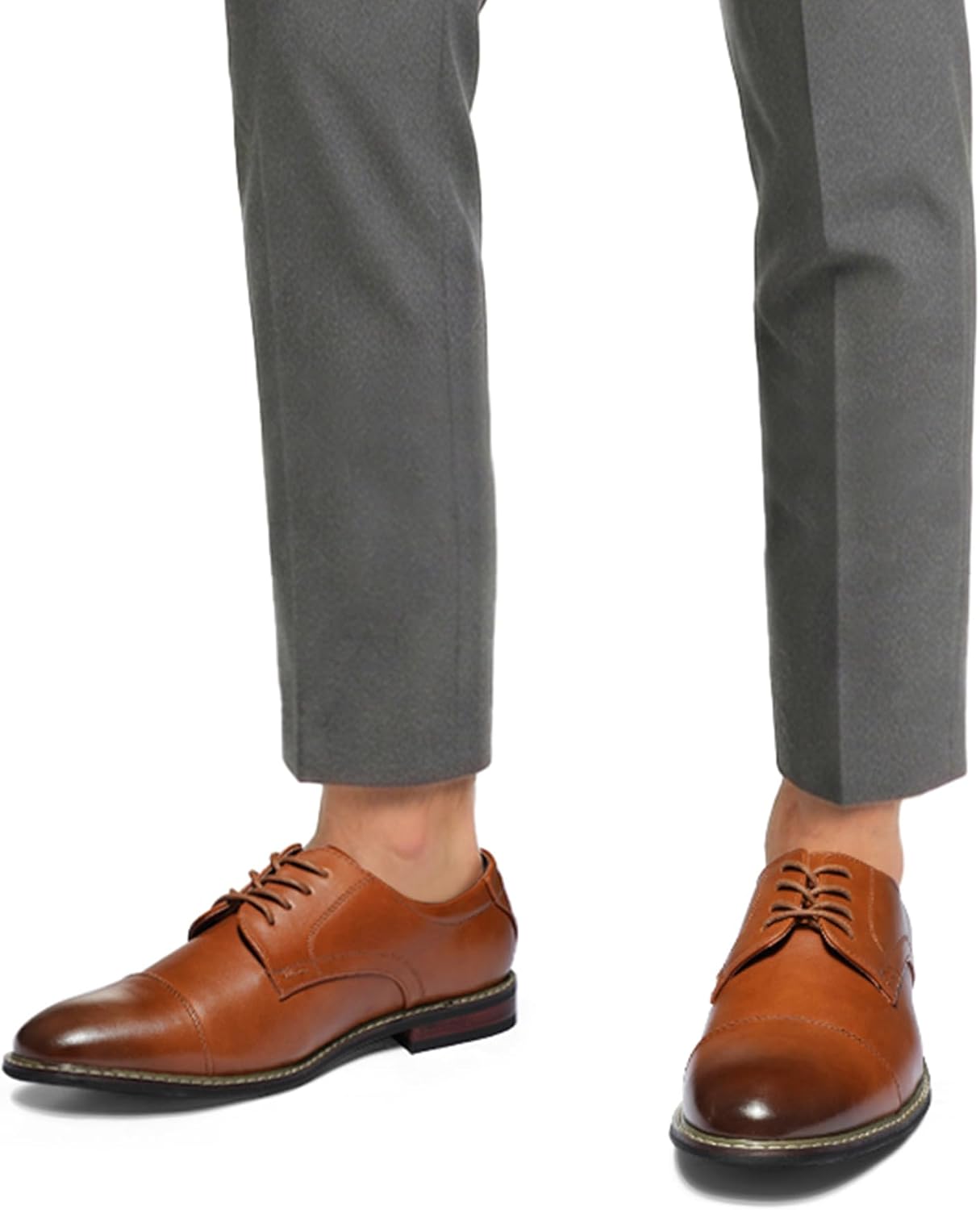 Detalle 2 de MERIDOS Men's Wingtip Oxford Dress Shoes with Rubber Sole and Removable Foam Insole