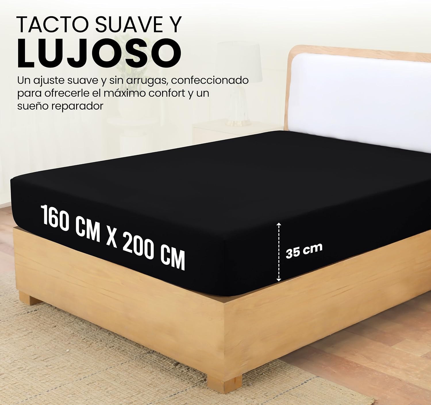 Detalle 2 de Utopia Bedding Sabana Bajera 160x200 Microfibra