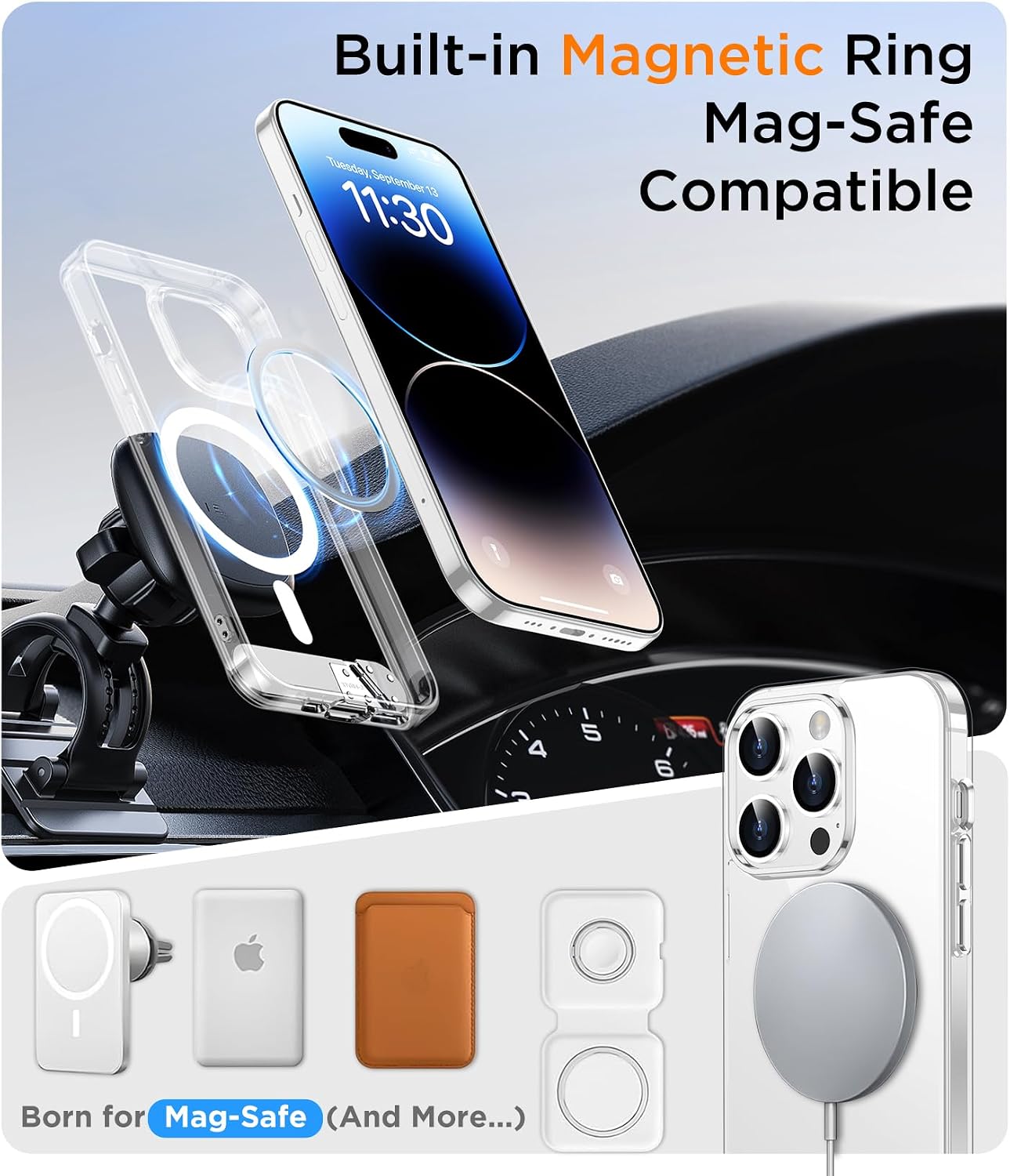 Detalle 2 de Temdan iPhone 14 Pro MagSafe Case 0.04 in